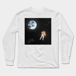 Free-Floating Astronaut Long Sleeve T-Shirt